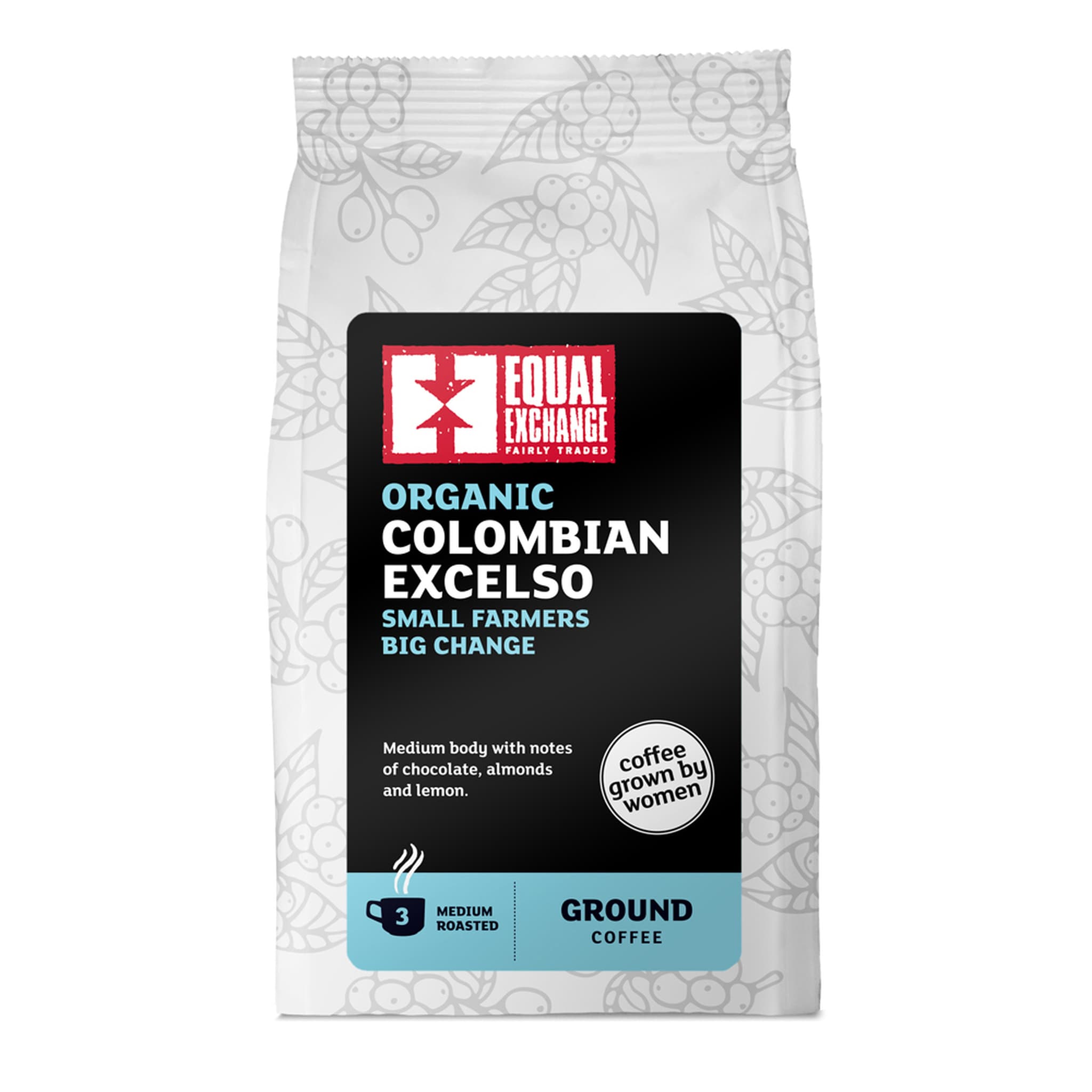 Organic Colombian Excelso Ground Coffee (200g)