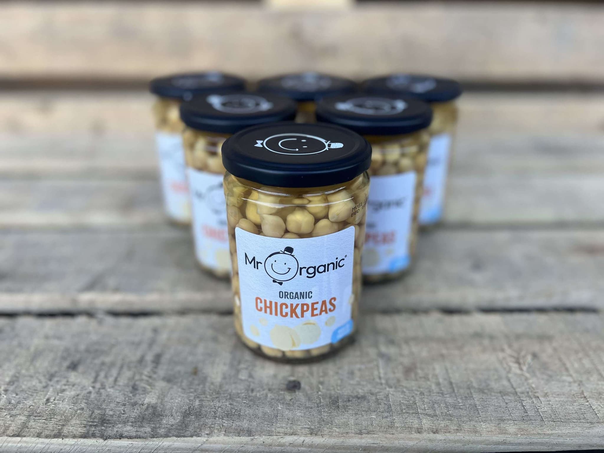 Organic Chickpeas (Glass Jar)