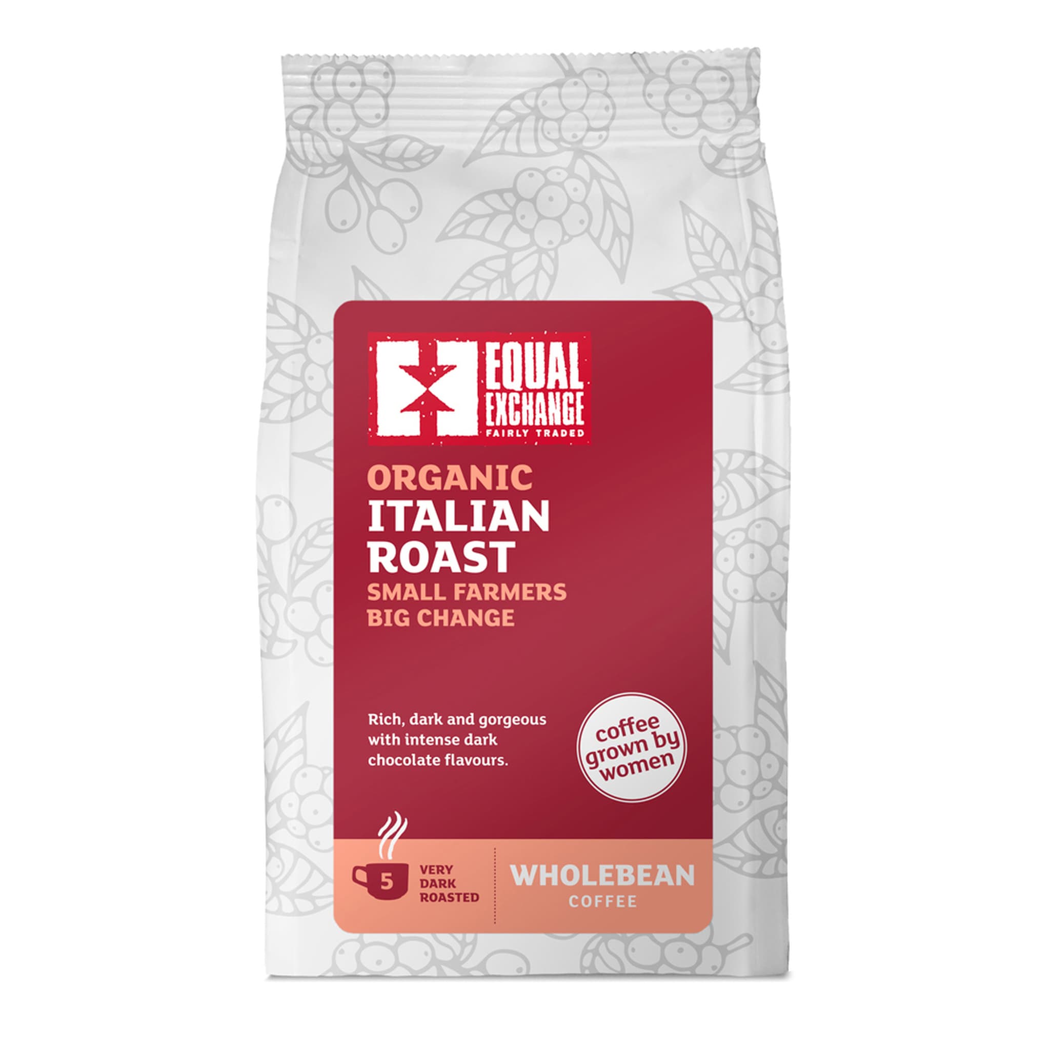 Organic Italian Dark Roast Coffee Beans (200g)
